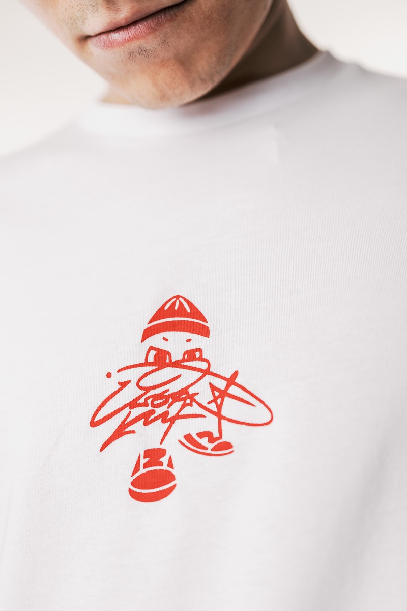 Graff Tee, Blocksport weiss