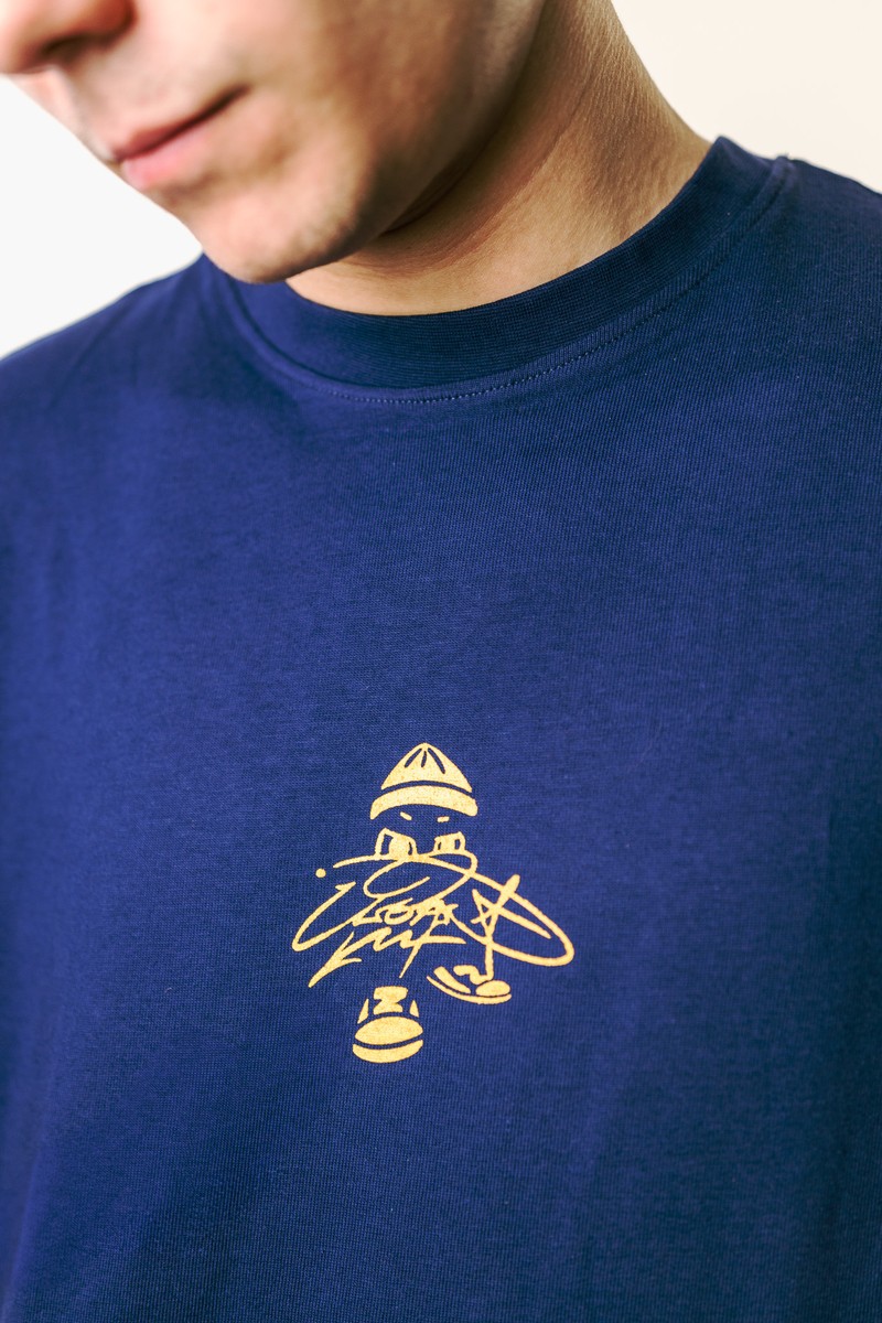 Graff Tee, Blocksport blau